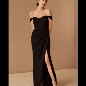 BHLDN Rossi Crepe Maxi Dress